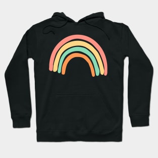 Pastel Color Rainbow Hoodie